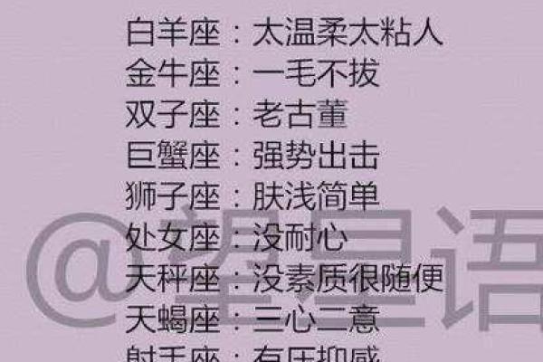 年运势对不同星座的具体影响