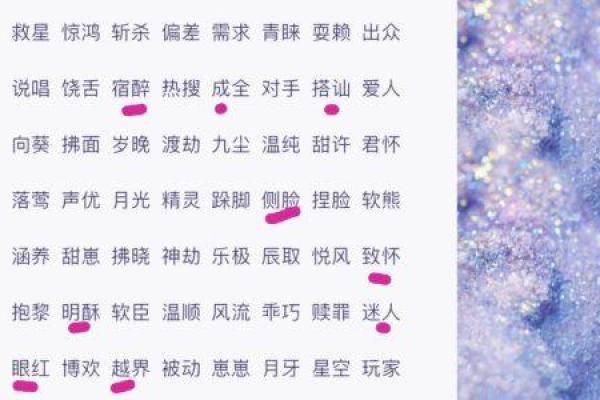 八字网名的寓意与命运分析