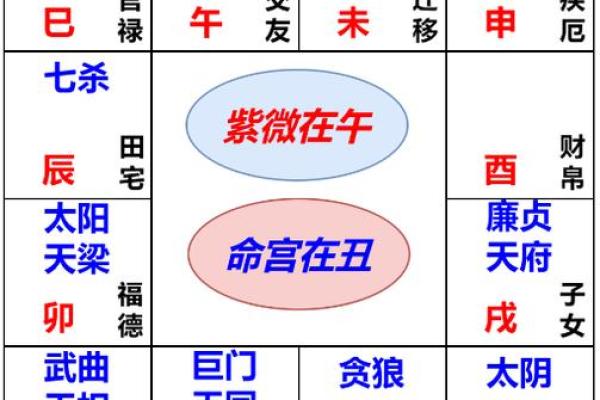 紫微斗数的流年运势与命盘对比