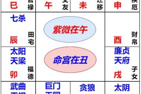 紫微斗数的流年运势与命盘对比