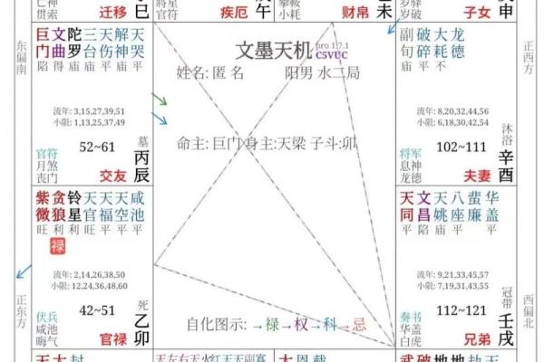 紫微斗数的八字流年与运势起伏