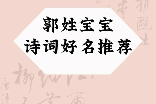 郭姓宝宝起名指南：精选寓意与音韵搭配