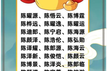 精选陈姓男孩名字，既有文化底蕴又富有未来感