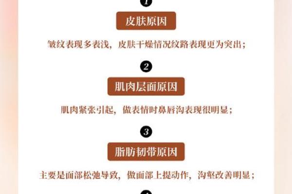鼻子八字纹的形成原因及解决对策