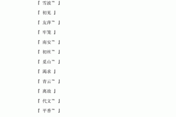 八字网名的风格与趋势解析