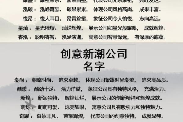 公司起名三字组合大全 助你轻松选名创立品牌