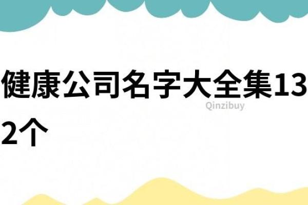 如何为健康公司起一个吸引人的名字