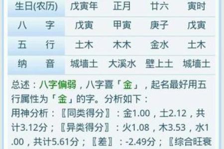 出生的人五行属什么及其性格特点解析