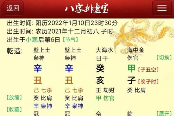 子时八字排盘解析：如何解读子时在命理中的重要性