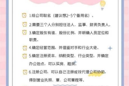 公司成立起名的五个关键步骤与技巧