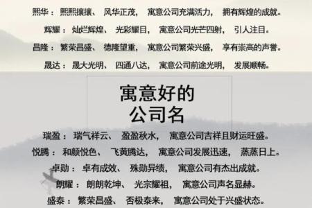 时尚洋气的三字公司名字推荐
