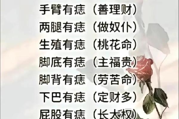 胸痣相的秘密：不同位置的痣如何影响你的运势