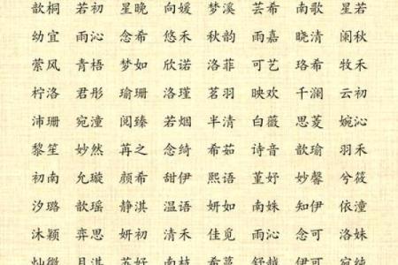 解析宝宝名字中的字义与音韵搭配