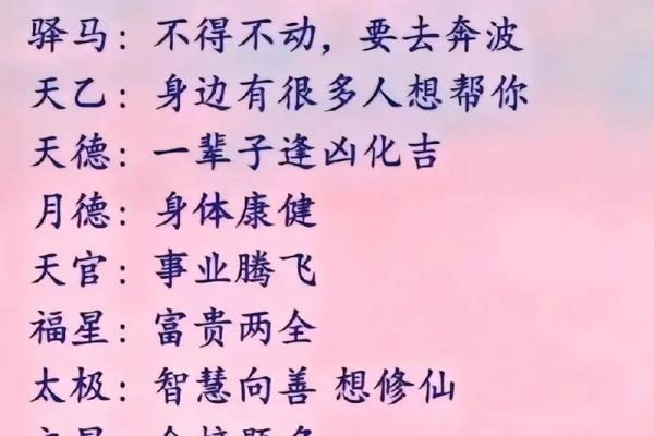 八字天喜的含义与命理解析：如何影响个人运势与情感生活