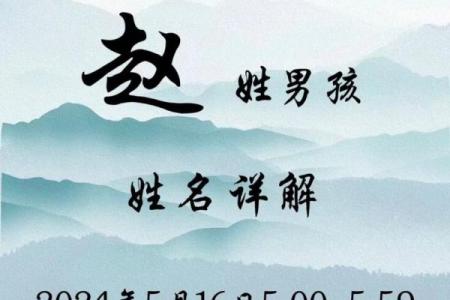 给赵姓男宝宝起个与众不同的名字