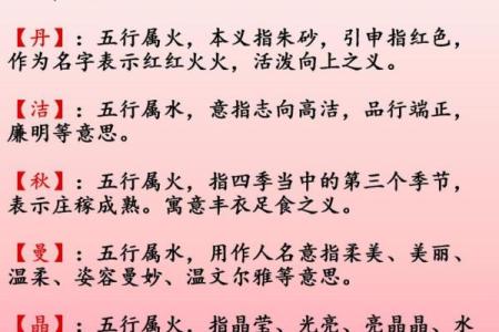 五行属火的名字寓意与选取技巧解析