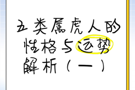 属虎的人五行属性解析与命理特点