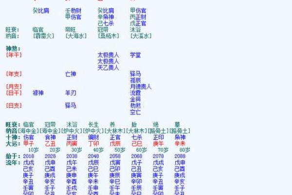 八字排盘中的胎元解析及其影响因素