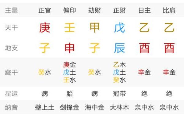 八字排盘中的胎元解析及其影响因素