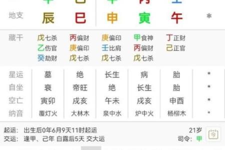 免费八字大运排盘解析与解读方法