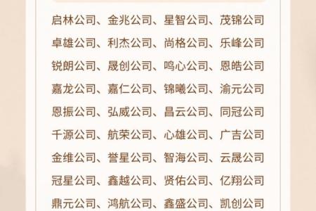 掌握公司命名的艺术：起名趋势与策略