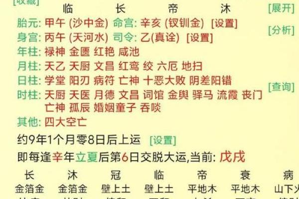 星五行与个人命运：命理学中的五行分析