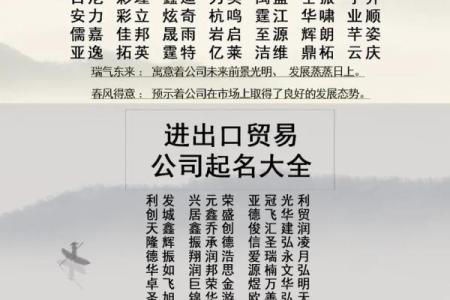 如何根据行业特点为公司取名