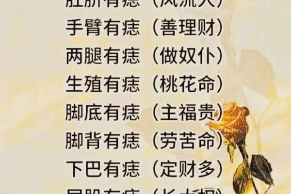 如何通过痣相吉解读个人命运