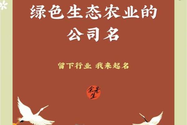 农业公司起名创意大全，助力品牌脱颖而出