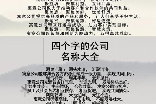 四字商贸公司起名技巧与建议解析
