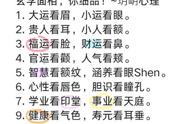 面相秘咒：揭秘你的命运密码，一眼看穿人生运势