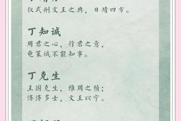 丁姓女孩如何取名才能更有气质与个性？
