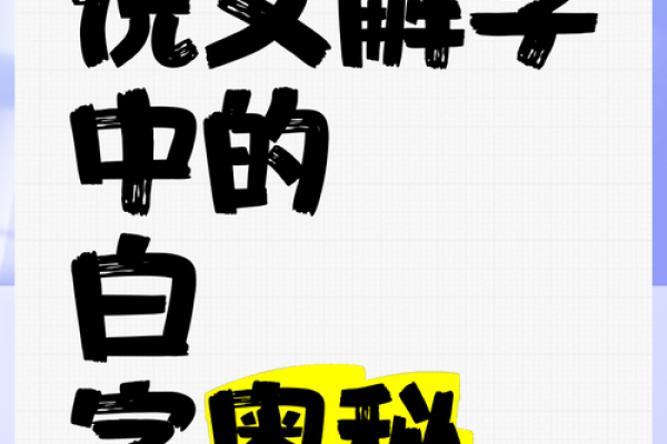 解密白字五行的神秘属性
