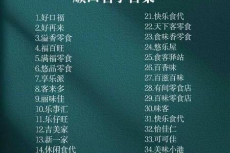 食品公司起名参考：如何选出最合适的品牌名