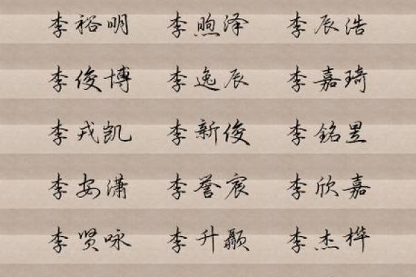 高李起名秘籍：让孩子的名字独一无二