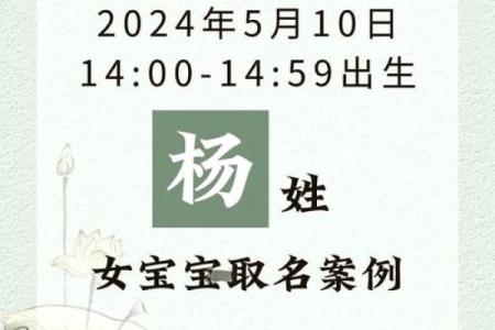 杨姓女孩起名宝典