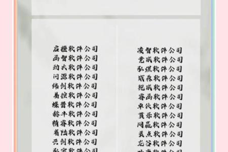 让名字说话：为软件公司挑选完美名称的秘诀
