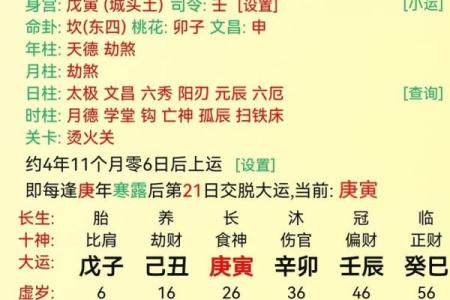 天干格局表解析：助你避开命运的陷阱