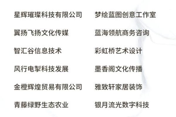 科技公司名字创意大揭秘，成功从名字开始