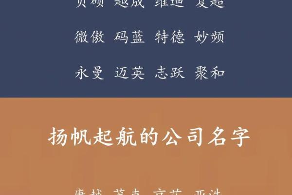 公司起名从零到一，轻松找到完美名称