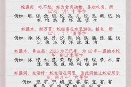蛇年宝宝取名技巧，助你轻松挑选完美名字