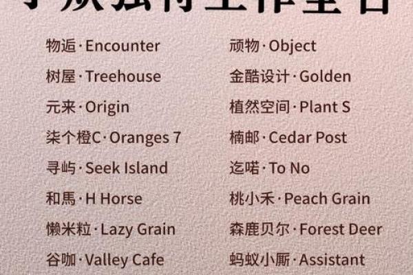 一看就喜欢的公司名字，提升品牌价值