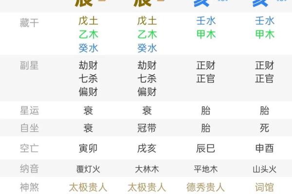 辰五行属性对事业与财富的深远影响