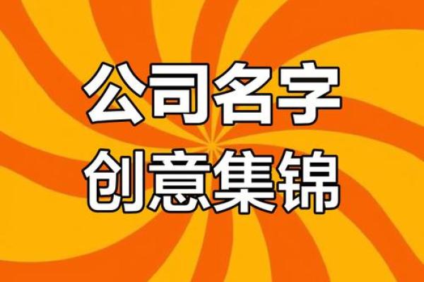 打造独特品牌的四个字公司名字