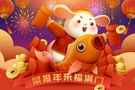 金鼠跃动，鼠年财运亨通，天干地支生肖运势大揭秘