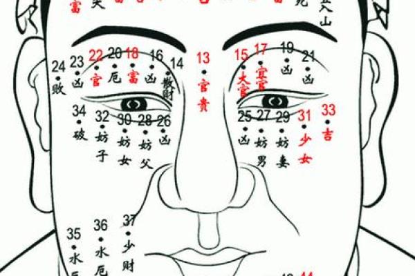 面相痣相：男性如何通过面部痣了解运势？
