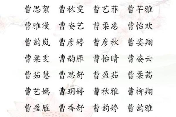 曹姓起名大全，帮你选出最有创意的名字
