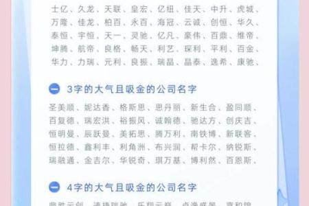 万象更新，企业起名必备法则