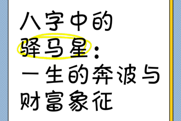 八字马星：让你命运逆袭的关键因素