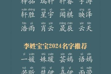 李姓女孩名字精选：提升气质的优雅选择